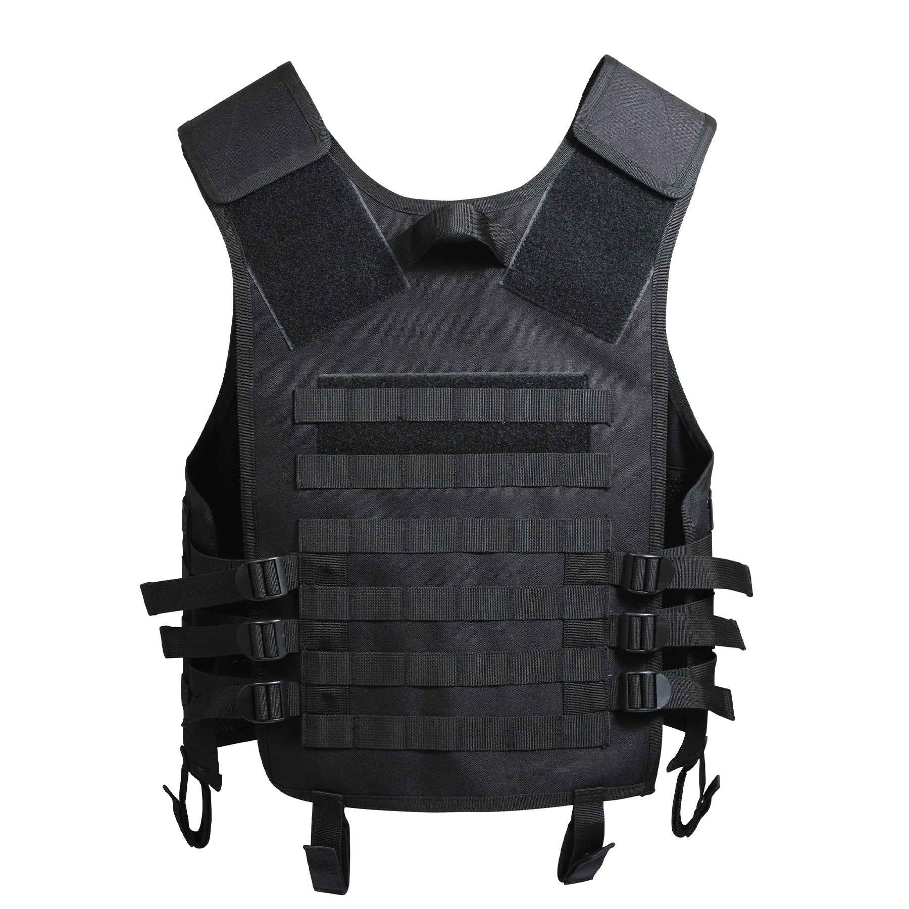 Rothco MOLLE Modular Vest Black – Tactical Vest with Pouch Compatibility and Enhanced Comfort