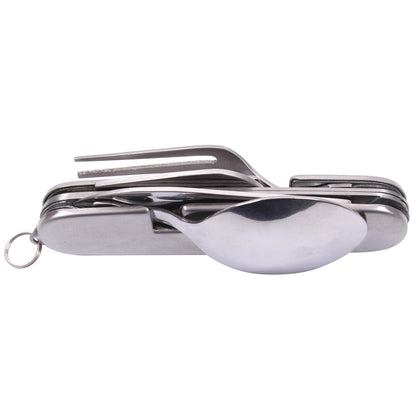 Rothco Folding Chow Set with Stainless Steel Utensils and Sheath - Part 2033