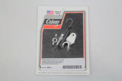 Colony Rear Brake Switch Pull Kit for Harley Davidson FL Models by Colony