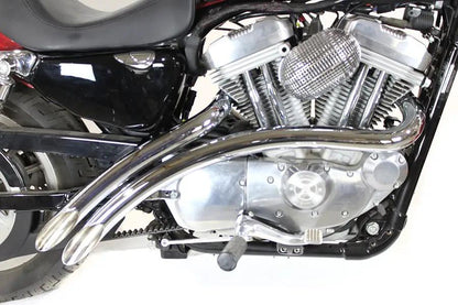 V-Twin Curved Radius Exhaust Header Set for Harley Davidson XL (2007-2016) by V-Twin