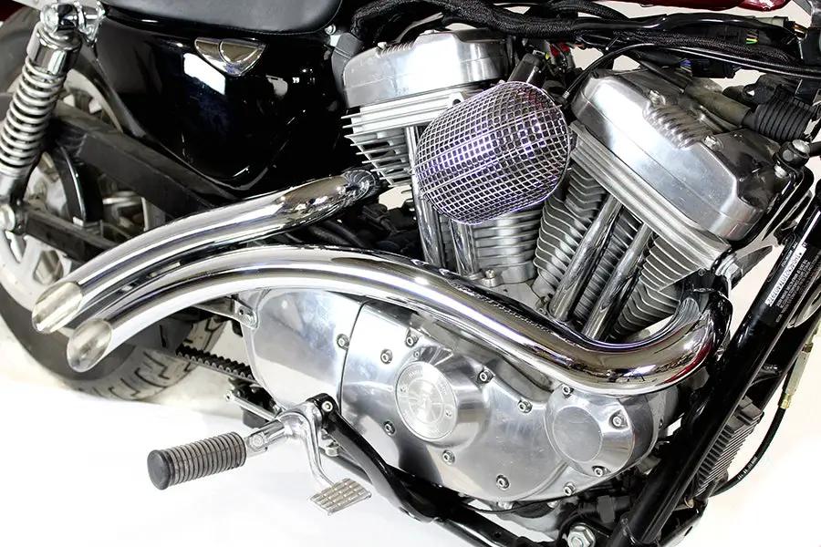 V-Twin Curved Radius Exhaust Header Set for Harley Davidson XL (2007-2016) by V-Twin