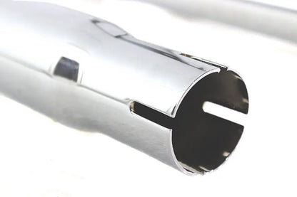 V-Twin FLT Shotgun Tail Pipe Extension Set - 34-3/4 Inch Non-Baffled Exhaust Pipes with 18mm O2 Sensor Bung for Harley Davidson FLT Models by V-Twin