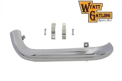 Wyatt Gatling Left Side Crossover Heat Shield for Harley Davidson FL 1958-1967 by Wyatt Gatling