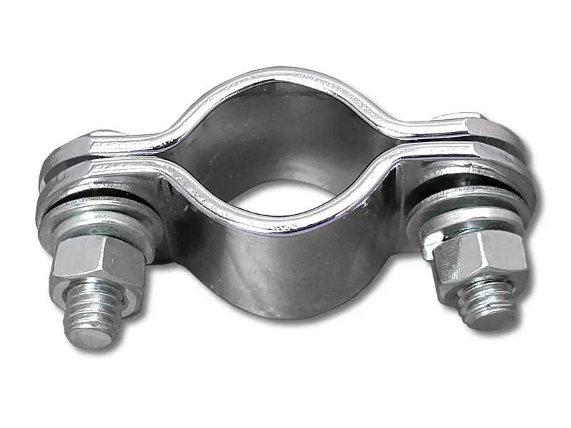 Paughco Chrome 1 Inch Frame Exhaust Clamp Part #523-1 by Paughco
