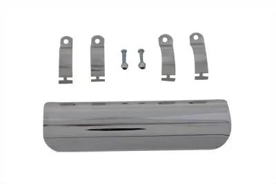 V-Twin 13119 Universal 7-Inch Smooth Heat Shield with Clamps by V-Twin