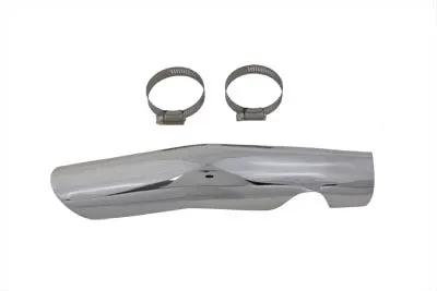 V-Twin Chrome Rear Heat Shield Part 71188 for Harley Davidson FL (1970-1979) by V-Twin