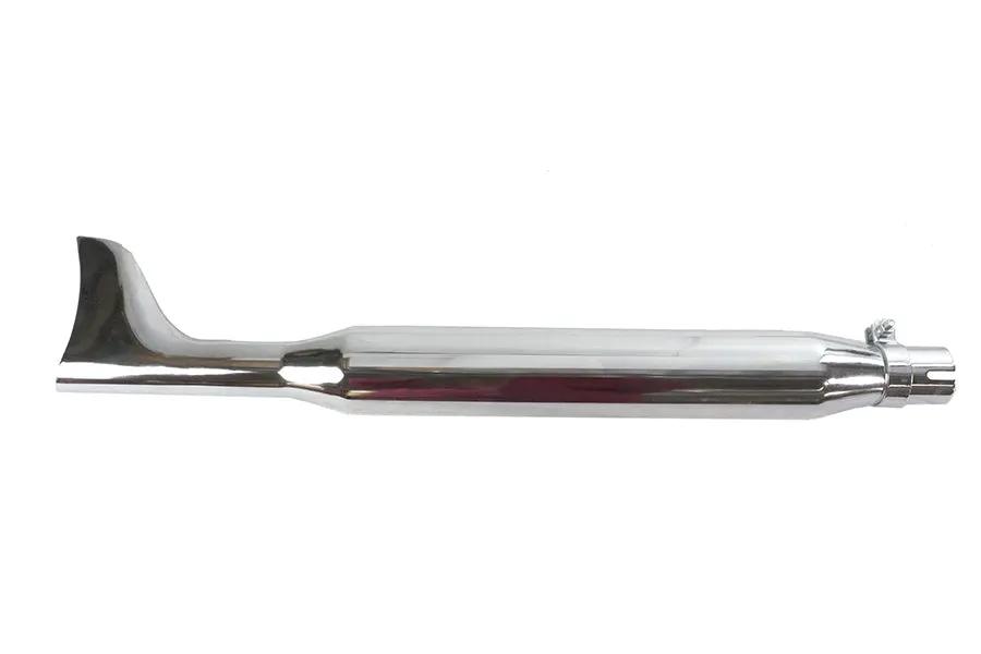 Wyatt Gatling Chrome Fishtail Muffler 30 Inch – Durable Non-Highway Exhaust Part for 1-3/4 Inch Pipes by Wyatt Gatling