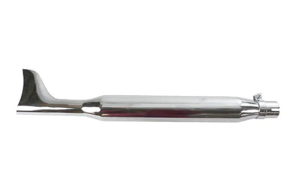 Wyatt Gatling Chrome Fishtail Muffler 30 Inch – Durable Non-Highway Exhaust Part for 1-3/4 Inch Pipes by Wyatt Gatling