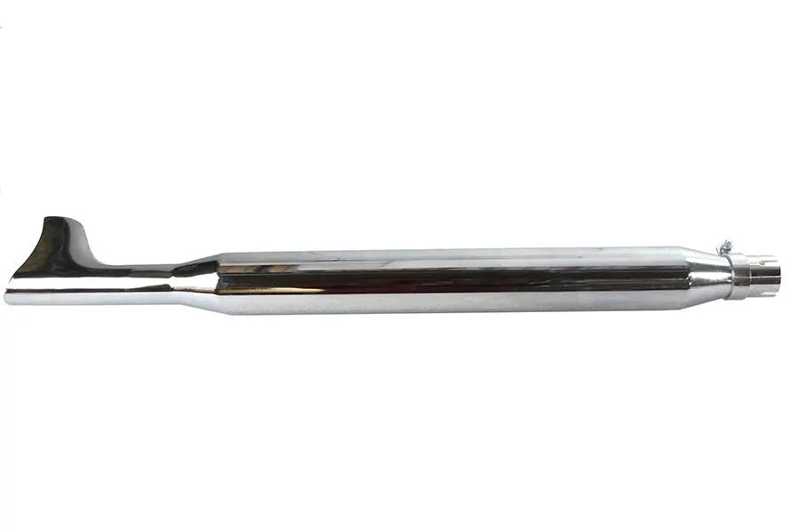 Wyatt Gatling Chrome Fishtail Muffler 36 Inch with Non-Removable Baffles by Wyatt Gatling