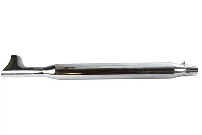 Wyatt Gatling Chrome Fishtail Muffler 36 Inch with Non-Removable Baffles by Wyatt Gatling