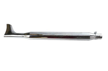 Wyatt Gatling Chrome Fishtail Muffler 36 Inch with Non-Removable Baffles by Wyatt Gatling