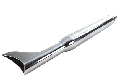 Wyatt Gatling Chrome Fishtail Muffler 36 Inch with Non-Removable Baffles by Wyatt Gatling