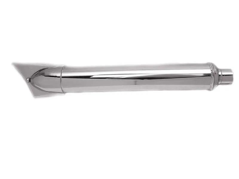 Wyatt Gatling Chrome Stock Replacement Muffler for Harley Davidson FL and UL Models by Wyatt Gatling