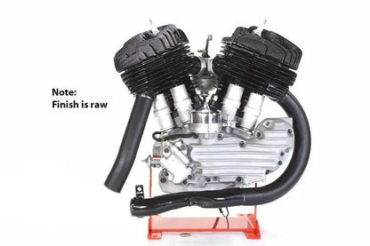 V-Twin UL 3 Piece Exhaust System Set Raw for Harley Davidson UL Models by V-Twin