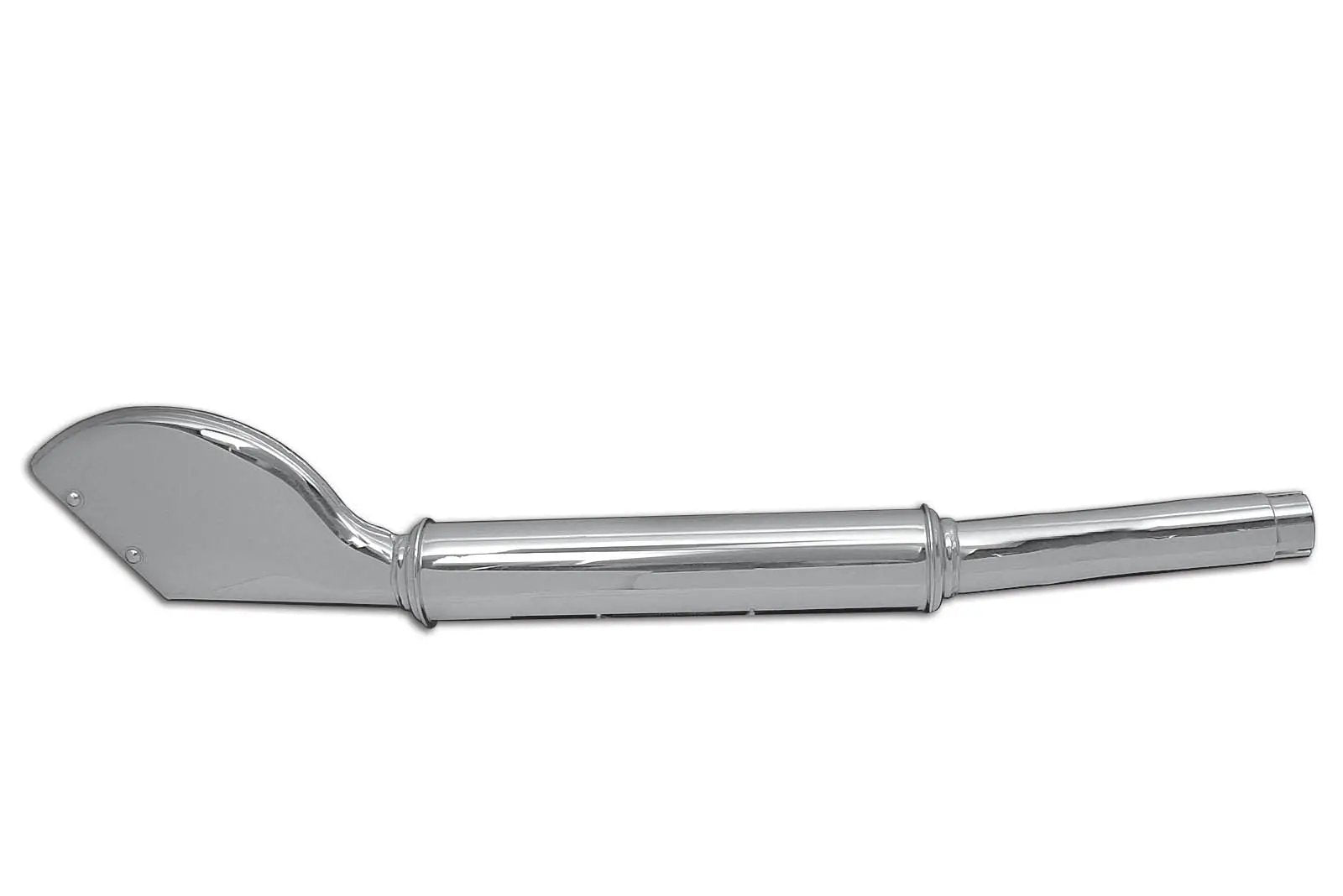 Wyatt Gatling 45 inch WL Bat Tail Muffler Chrome for Harley Davidson G Models by Wyatt Gatling