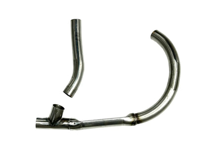 V-Twin 45 Inch Exhaust Header Set for Harley Davidson WL - Raw Finish by V-Twin