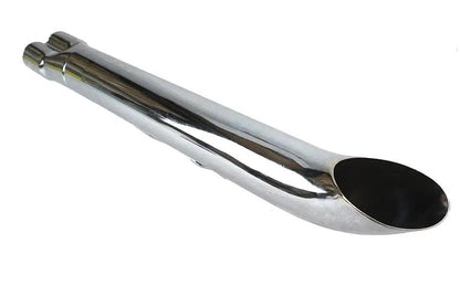 V-Twin 2:1 24 Inch Collector Turn Out Muffler Chrome - Model 78778 by V-Twin