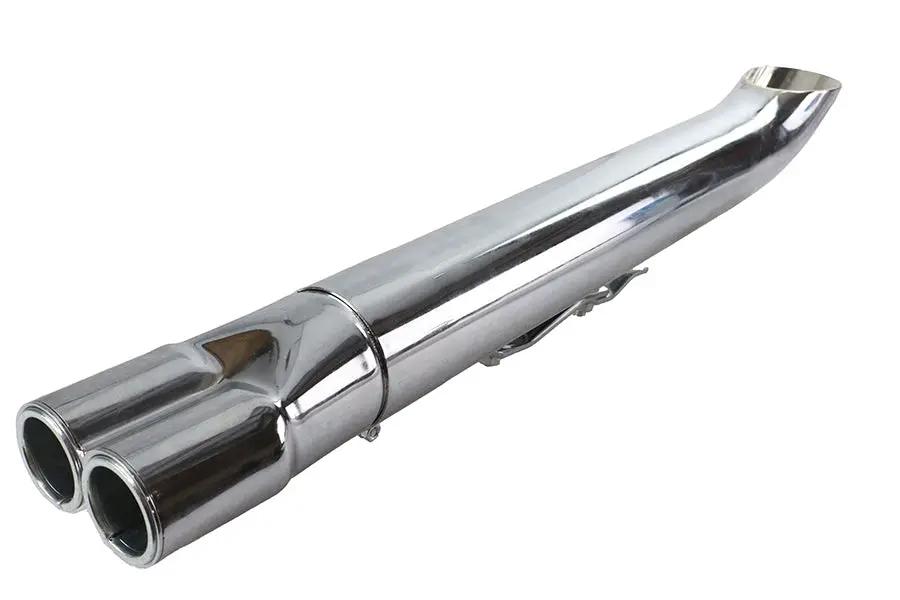 V-Twin 2:1 24 Inch Collector Turn Out Muffler Chrome - Model 78778 by V-Twin
