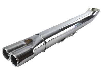 V-Twin 2:1 24 Inch Collector Turn Out Muffler Chrome - Model 78778 by V-Twin