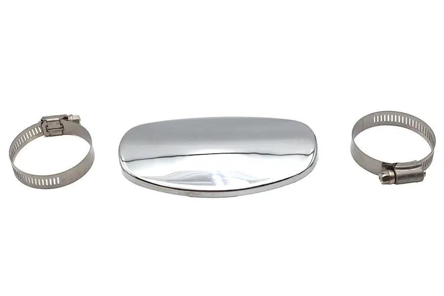 V-Twin Replica Chrome 5.5-inch Spoon Heat Shield Boot Guard Part 74926 by V-Twin
