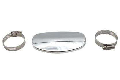 V-Twin Replica Chrome 5.5-inch Spoon Heat Shield Boot Guard Part 74926 by V-Twin