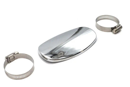 V-Twin Replica Chrome 5.5-inch Spoon Heat Shield Boot Guard Part 74926 by V-Twin