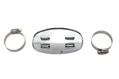 V-Twin Replica Chrome 5.5-inch Spoon Heat Shield Boot Guard Part 74926 by V-Twin