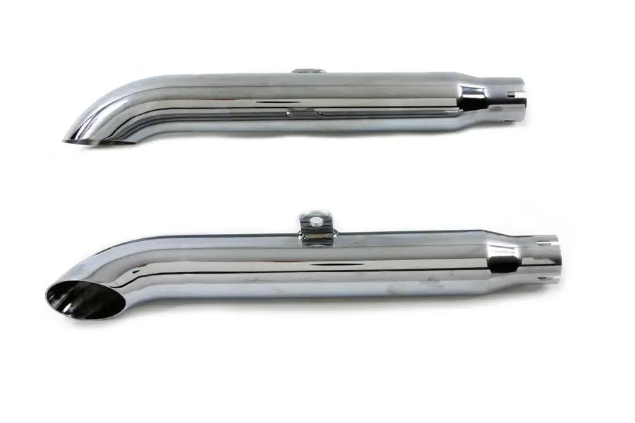 V-Twin Wyatt Gatling Turn Out Slip-On Muffler Set for Harley Davidson XL (1980-1989) by V-Twin