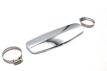 V-Twin Replica 9 Inch Chrome Spoon Style Heat Shield for Exhaust Pipes by V-Twin