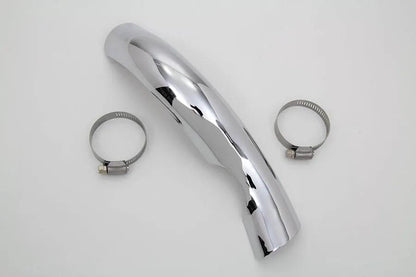 V-Twin 76032 Rear Chrome Heat Shield for Harley Davidson FL Models by V-Twin
