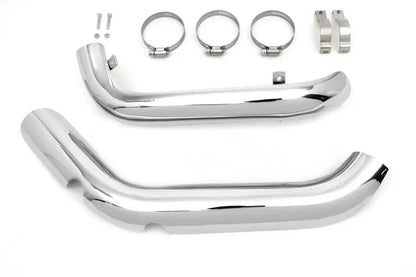 Wyatt Gatling True Dual Exhaust Heat Shield Set for Harley Davidson Big Twin Models by Wyatt Gatling
