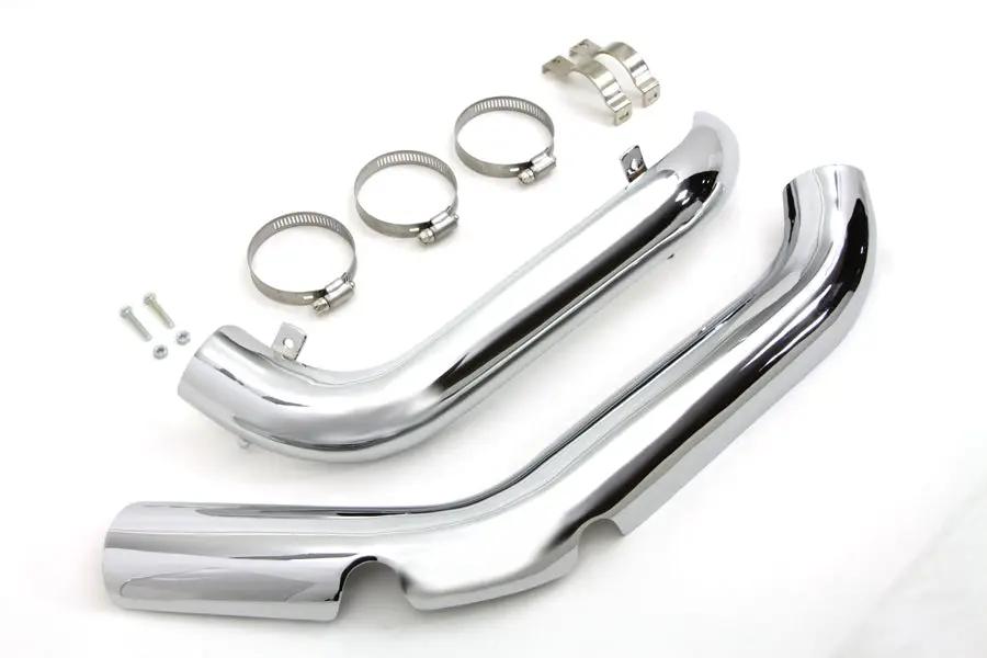 Wyatt Gatling True Dual Exhaust Heat Shield Set for Harley Davidson Big Twin Models by Wyatt Gatling
