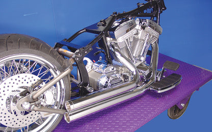 Wyatt Gatling Maxx Shot Exhaust Drag Pipe Set for Harley FXST and FLST Models