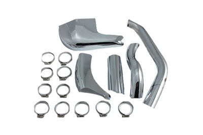 V-Twin Exhaust Pipe Heat Shield Set for Harley Davidson FL (1970-1979)