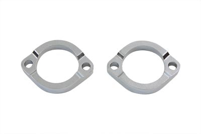 Wyatt Gatling Exhaust Header Flange Clamp Set for Harley Davidson FLST (1984-1993)