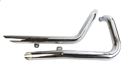 V-Twin 30-0385 Exhaust Drag Pipe Set Side Slash Style for Harley Davidson XL Models