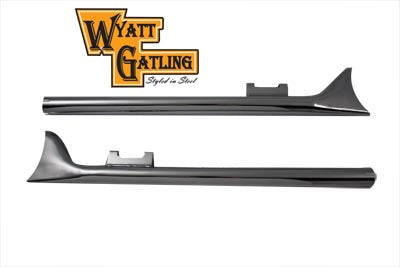 Wyatt Gatling 33-Inch Straight Fishtail Exhaust Set for Harley Davidson FLT