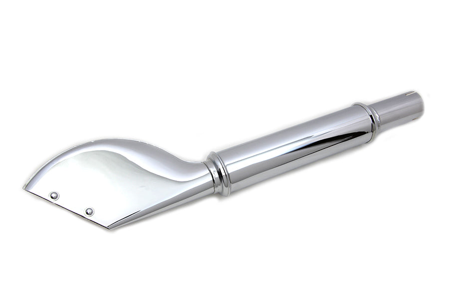 Wyatt Gatling 24 Inch Flash Gordon Fishtail Muffler - 2-1/2 Inch Body Diameter, Non-Highway Use