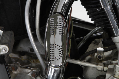 V-Twin Replica Heat Shield Boot Guard for Rear Exhaust Pipes on 1936-1964 Harley-Davidson Models