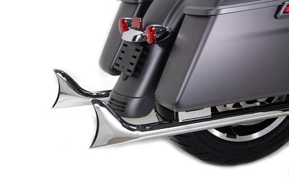 Wyatt Gatling Straight 36 Inch Fishtail Extension Set for Harley Davidson FLT
