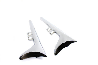 Wyatt Gatling 36 Inch Straight Fishtail Exhaust Extension Pipes for Harley Davidson FLT