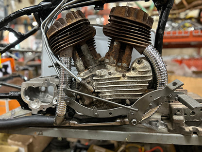 V-Twin Flexible Exhaust Cover for Harley Davidson WL 1936-1945