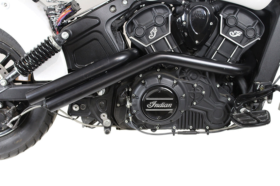 V-Twin Indian Scout Drag Pipe Set Black for Harley Davidson Scout (2015-2024)