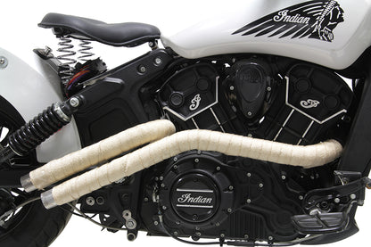 V-Twin Indian Scout Drag Pipe Set Black for Harley Davidson Scout (2015-2024)