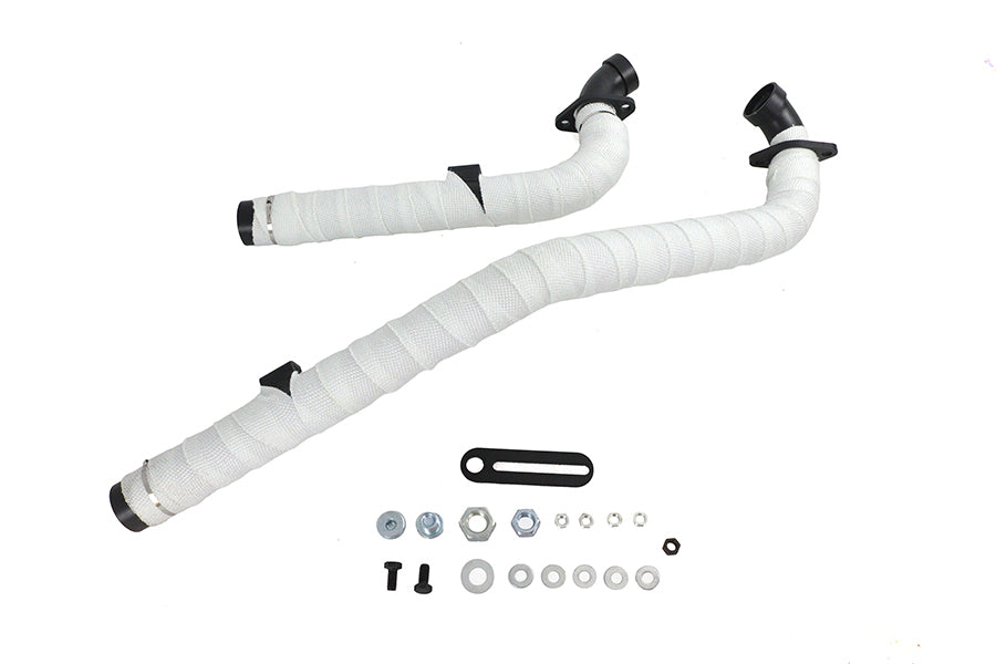 V-Twin Indian Scout Drag Pipe Set Black for Harley Davidson Scout (2015-2024)