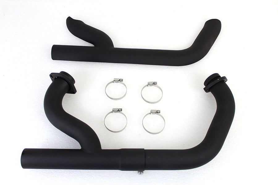 V-Twin 78113FB 2:1 Siamese Exhaust Header Set for Harley Davidson XL (Black)