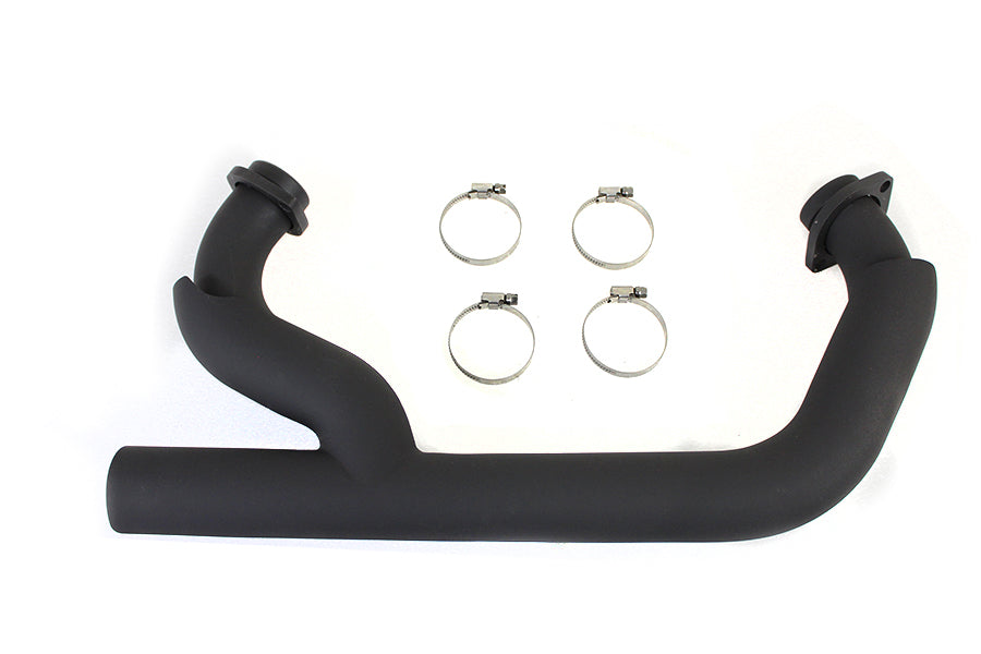 V-Twin 78113FB 2:1 Siamese Exhaust Header Set for Harley Davidson XL (Black)