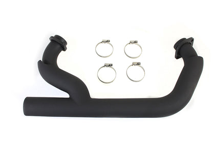V-Twin 78113FB 2:1 Siamese Exhaust Header Set for Harley Davidson XL (Black)