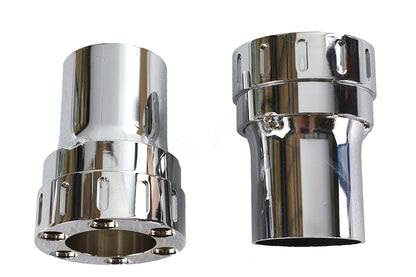 Wyatt Gatling Six Gun Exhaust Tip Set - 2-1/2 Inch Outlet Diameter for 2-1/4 Inch Drag Pipes