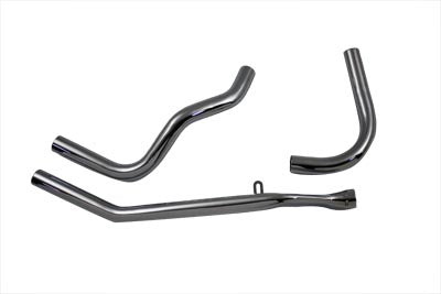 Paughco 714B1 Exhaust Header Set Upsweep for 1941-1947 Harley Davidson FL Models